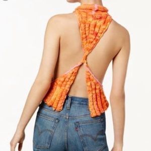 FREE PEOPLE laguna mock neck tank women’s Size Medium